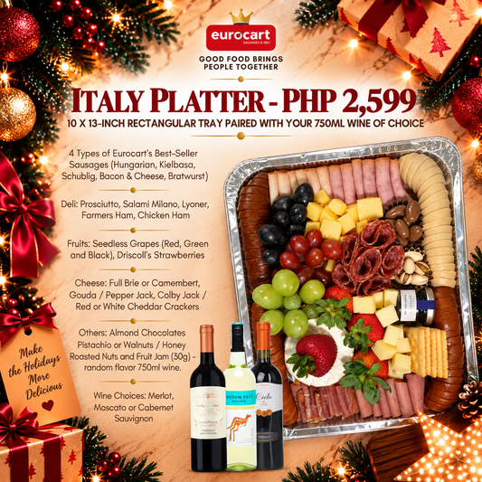 ITALY Meat Platter + Wine Bundle