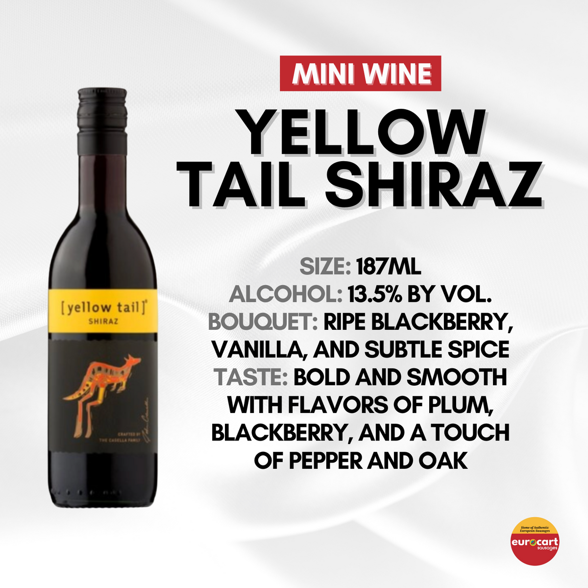 Yellow Tail Shiraz 187ml