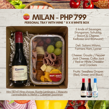 Load image into Gallery viewer, MILAN Meat Platter + Wine