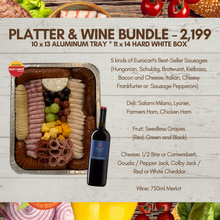 Load image into Gallery viewer, Platter & Wine Bundle