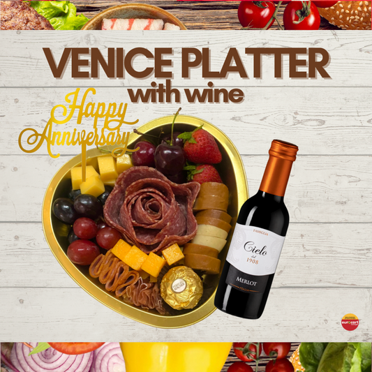 VENICE Platter with Wine