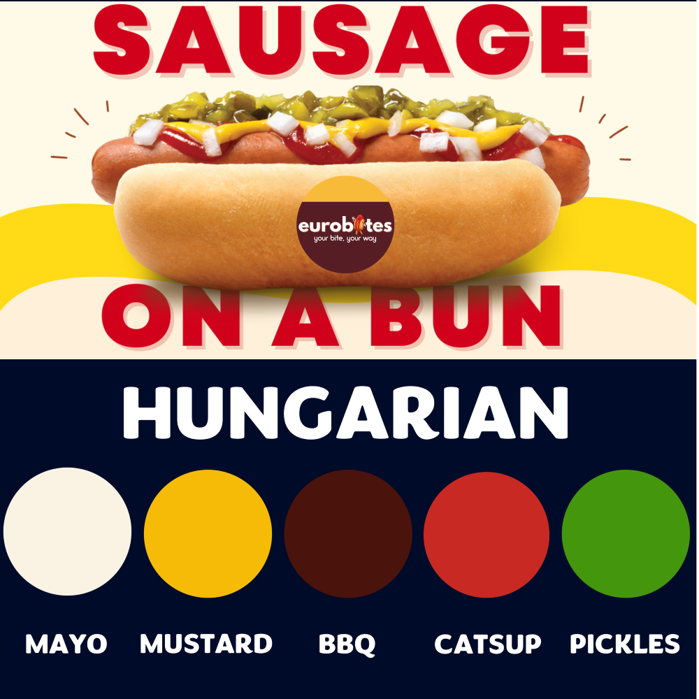 JUMBO Sausage on a Bun (HUNGARIAN)