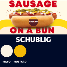 Load image into Gallery viewer, JUMBO Sausage on a Bun (SCHUBLIG)
