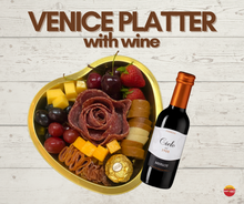 Load image into Gallery viewer, VENICE Platter with Wine
