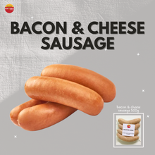 Load image into Gallery viewer, Bacon &amp; Cheese Jumbo Sausage 500g
