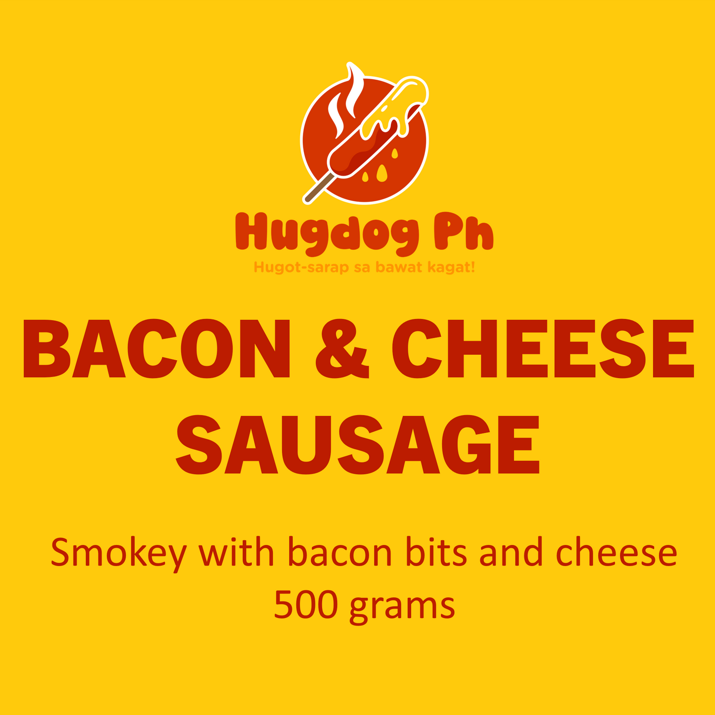 Hugdog PH Bacon & Cheese Sausage 500g