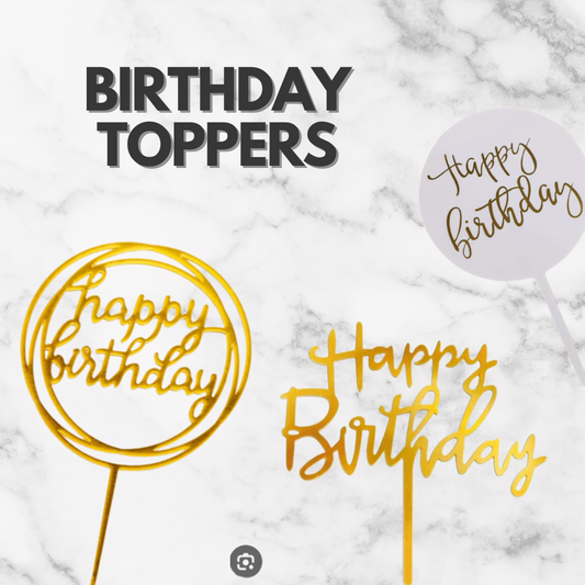 Happy Birthday Topper