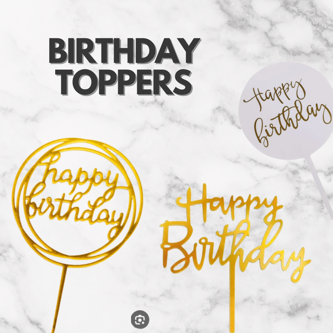 Happy Birthday Topper