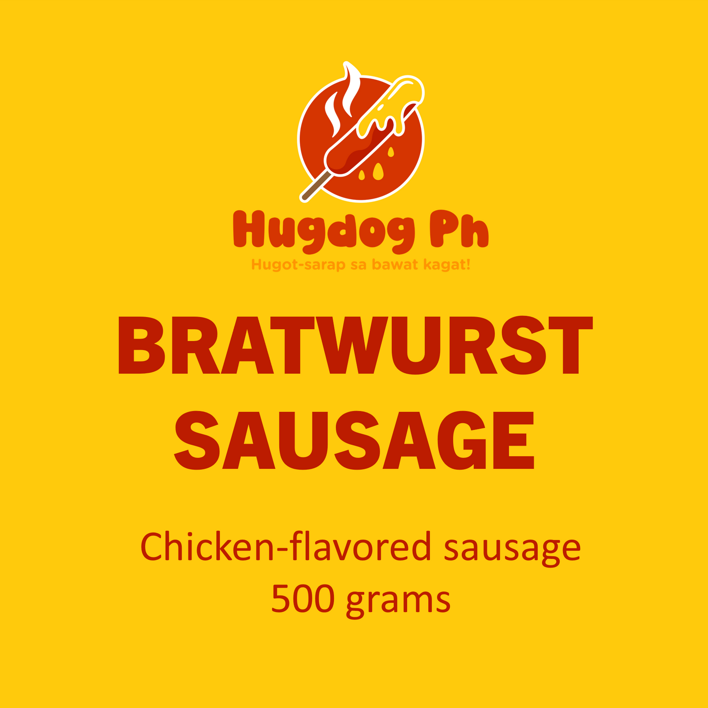 Hugdog PH Bratwurst Sausage 500g