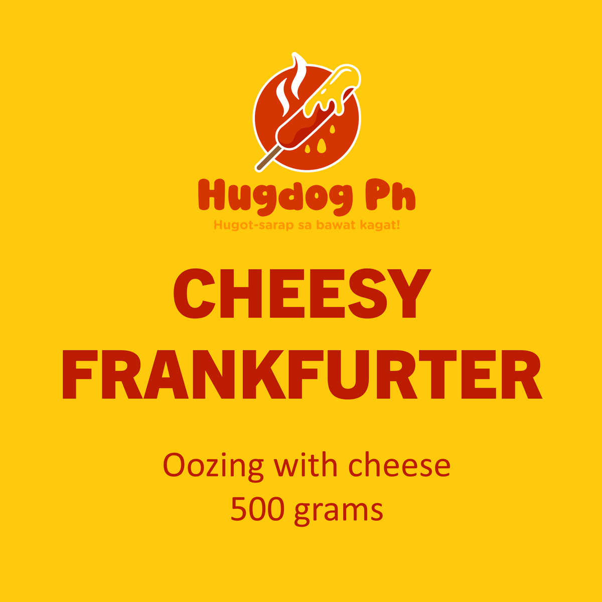 Hugdog PH Cheesy Frankfurter 500g