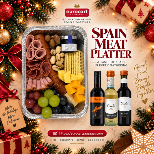 SPAIN Meat Platter + Wine
