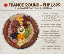 Load image into Gallery viewer, Balance Payment - FRANCE Round Meat Platter
