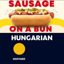 Load image into Gallery viewer, Quizine: Sausage on a Bun (HUNGARIAN)
