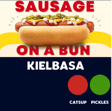 Load image into Gallery viewer, Quizine: Sausage on a Bun (KIELBASA)
