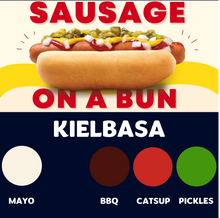 Load image into Gallery viewer, Quizine: Sausage on a Bun (KIELBASA)
