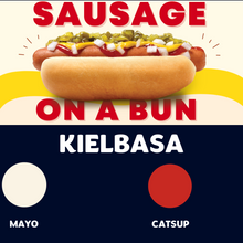 Load image into Gallery viewer, Quizine: Sausage on a Bun (KIELBASA)
