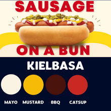 Load image into Gallery viewer, Quizine: Sausage on a Bun (KIELBASA)
