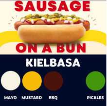 Load image into Gallery viewer, Quizine: Sausage on a Bun (KIELBASA)
