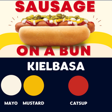 Load image into Gallery viewer, Quizine: Sausage on a Bun (KIELBASA)
