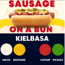 Load image into Gallery viewer, Quizine: Sausage on a Bun (KIELBASA)
