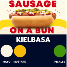 Load image into Gallery viewer, Quizine: Sausage on a Bun (KIELBASA)
