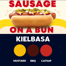 Load image into Gallery viewer, Quizine: Sausage on a Bun (KIELBASA)
