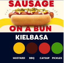 Load image into Gallery viewer, Quizine: Sausage on a Bun (KIELBASA)
