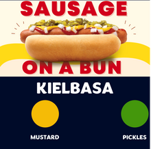 Load image into Gallery viewer, Quizine: Sausage on a Bun (KIELBASA)
