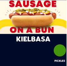 Load image into Gallery viewer, Quizine: Sausage on a Bun (KIELBASA)
