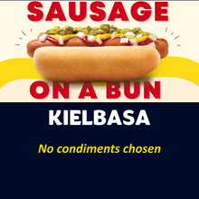 Load image into Gallery viewer, Quizine: Sausage on a Bun (KIELBASA)
