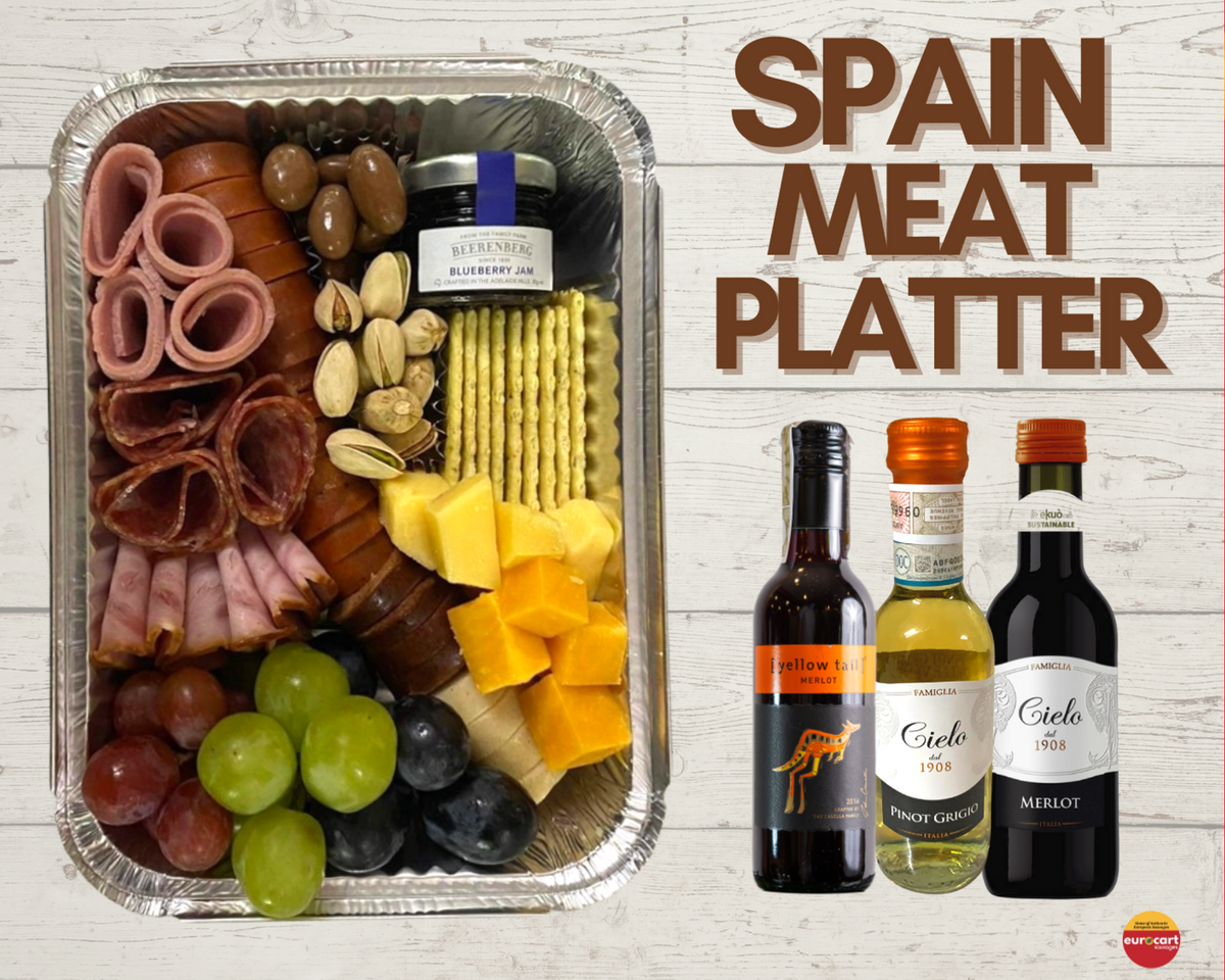 SPAIN Meat Platter + Wine
