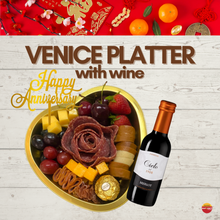 Load image into Gallery viewer, VENICE Platter with Wine
