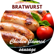 Load image into Gallery viewer, JUMBO Sausage on a Bun (BRATWURST)
