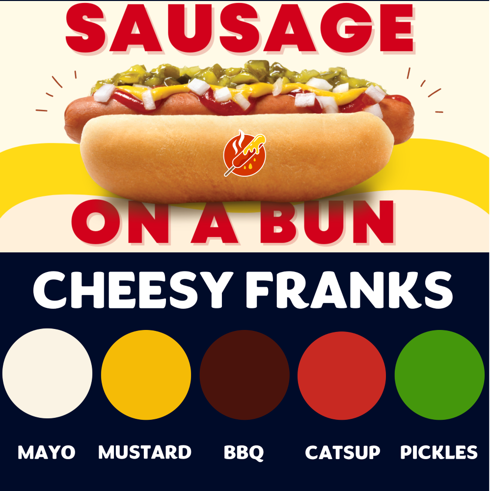 Hugdog PH: JUMBO Sausage on a Bun (CHEESY FRANKS)