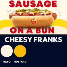 Load image into Gallery viewer, Hugdog PH: JUMBO Sausage on a Bun (CHEESY FRANKS)
