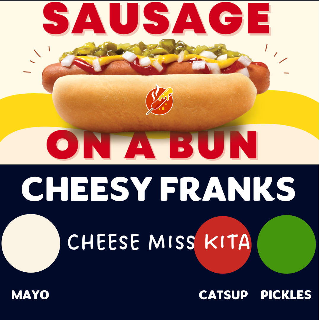 B: CHEESE MISS KITA
