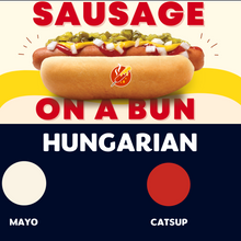 Load image into Gallery viewer, Hugdog PH: JUMBO Sausage on a Bun (HUNGARIAN)
