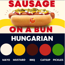 Load image into Gallery viewer, Hugdog PH: JUMBO Sausage on a Bun (HUNGARIAN)

