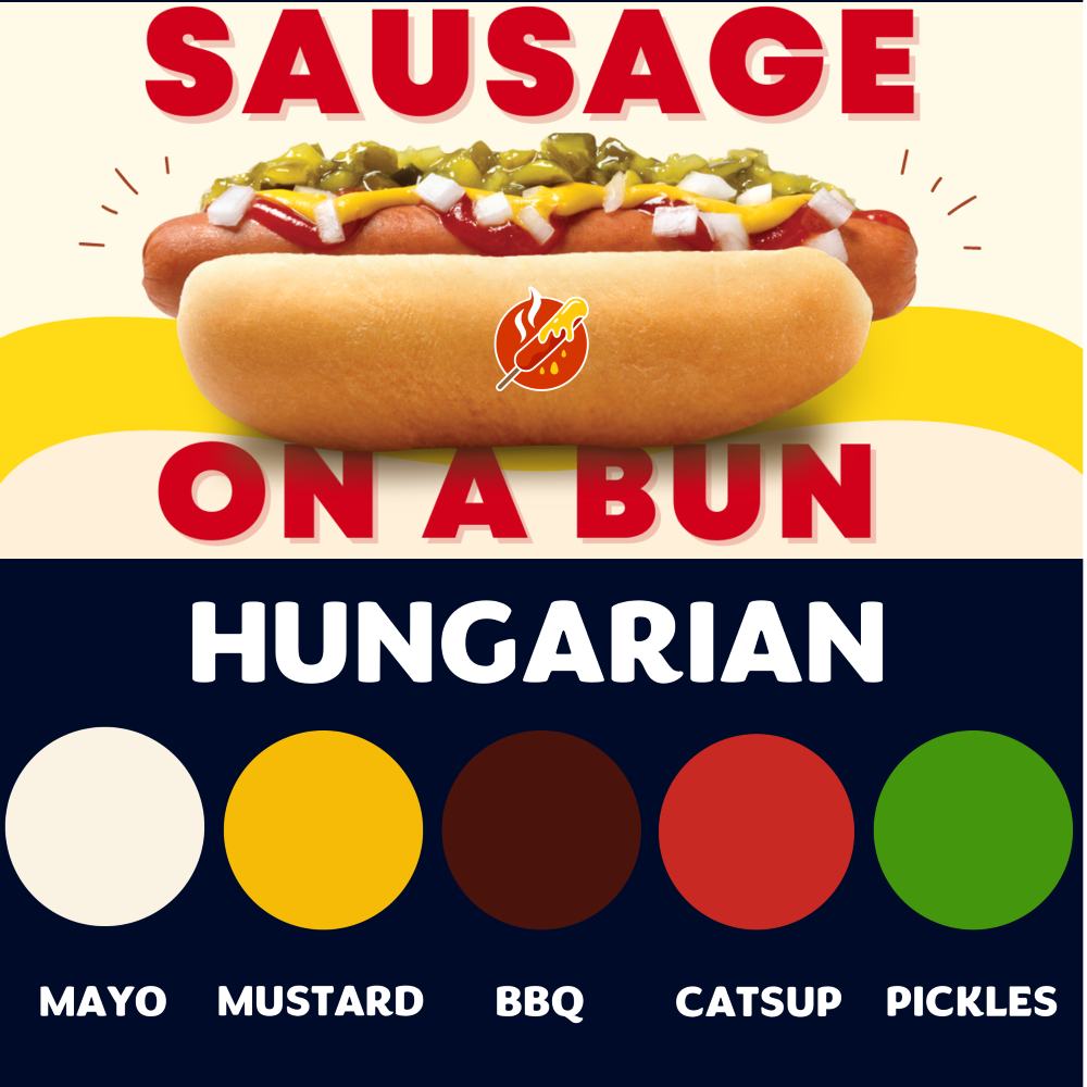 Hugdog PH: JUMBO Sausage on a Bun (HUNGARIAN)