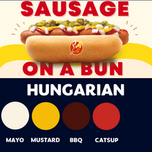 Load image into Gallery viewer, Hugdog PH: JUMBO Sausage on a Bun (HUNGARIAN)
