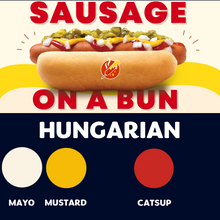 Load image into Gallery viewer, Hugdog PH: JUMBO Sausage on a Bun (HUNGARIAN)
