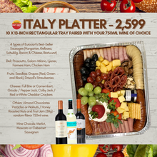 Load image into Gallery viewer, ITALY Meat Platter + Wine Bundle
