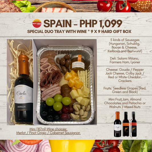 SPAIN Meat Platter + Wine