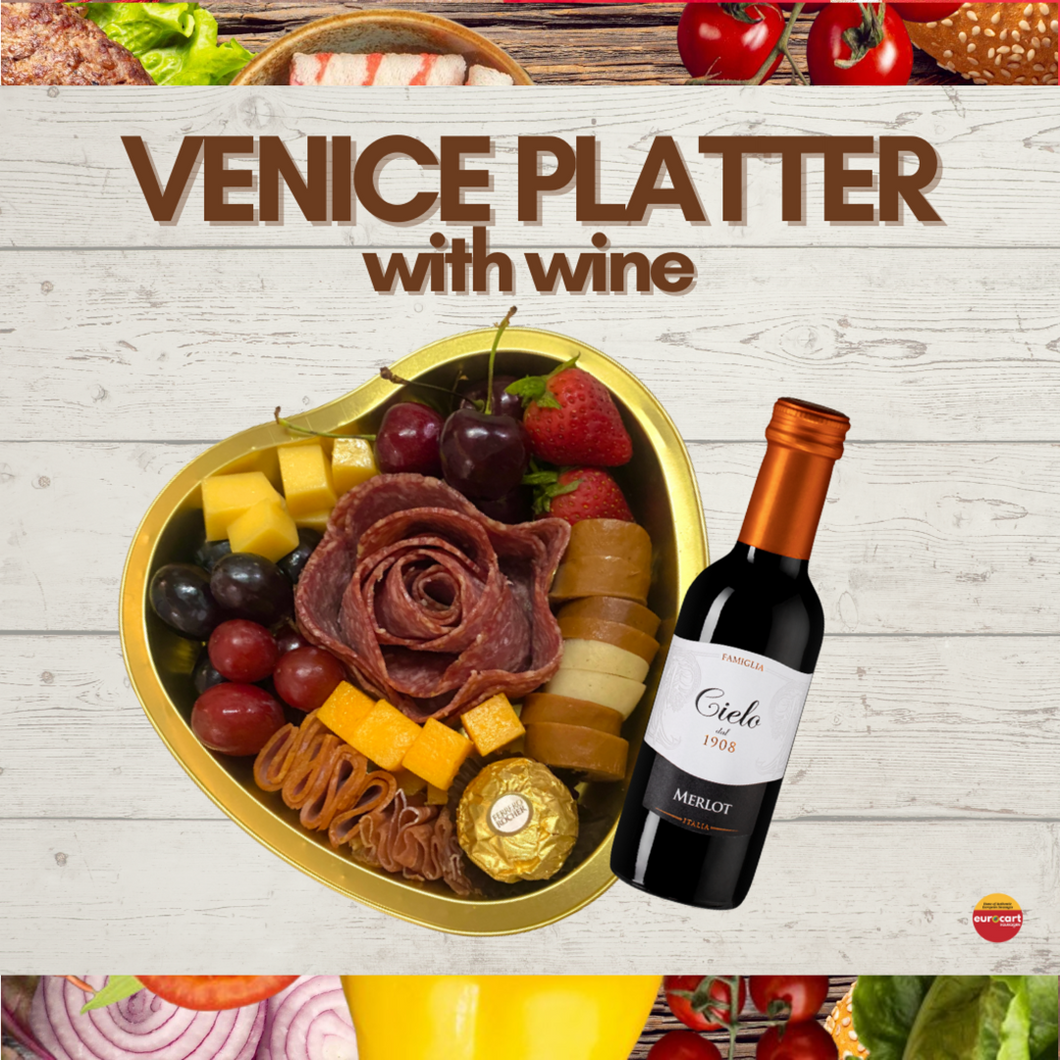 VENICE Platter with Wine