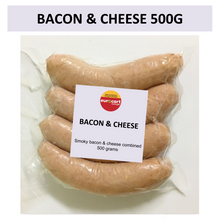 Load image into Gallery viewer, Bacon &amp; Cheese Jumbo Sausage 500g
