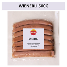 Load image into Gallery viewer, Wienerli Sausage 500g
