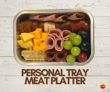 Load image into Gallery viewer, PERSONAL Tray Meat Platter
