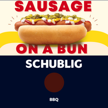 Load image into Gallery viewer, JUMBO Sausage on a Bun (SCHUBLIG)
